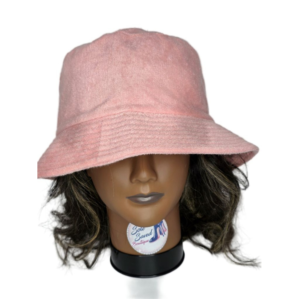 Women's Unbranded Pink & Black Reversible Bucket Hat One Size